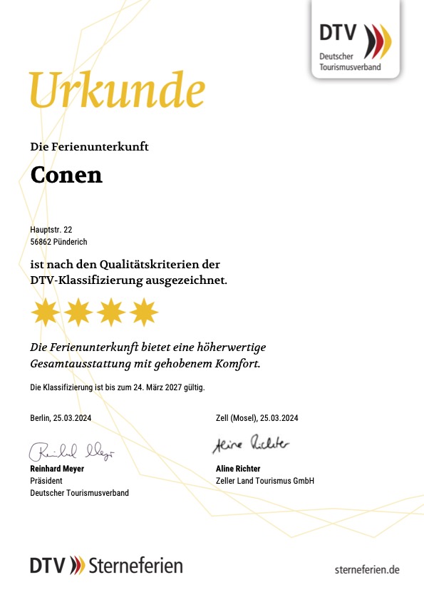 DTV Urkunde